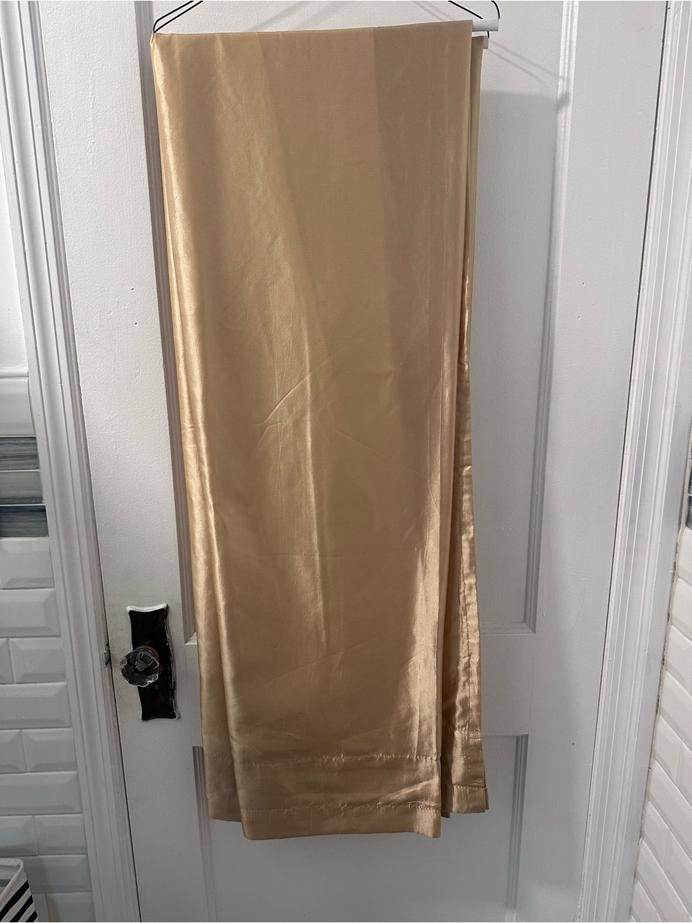 Blackout Curtain Panels - Gold/Champagne Approx 54”x84” 2 Panels